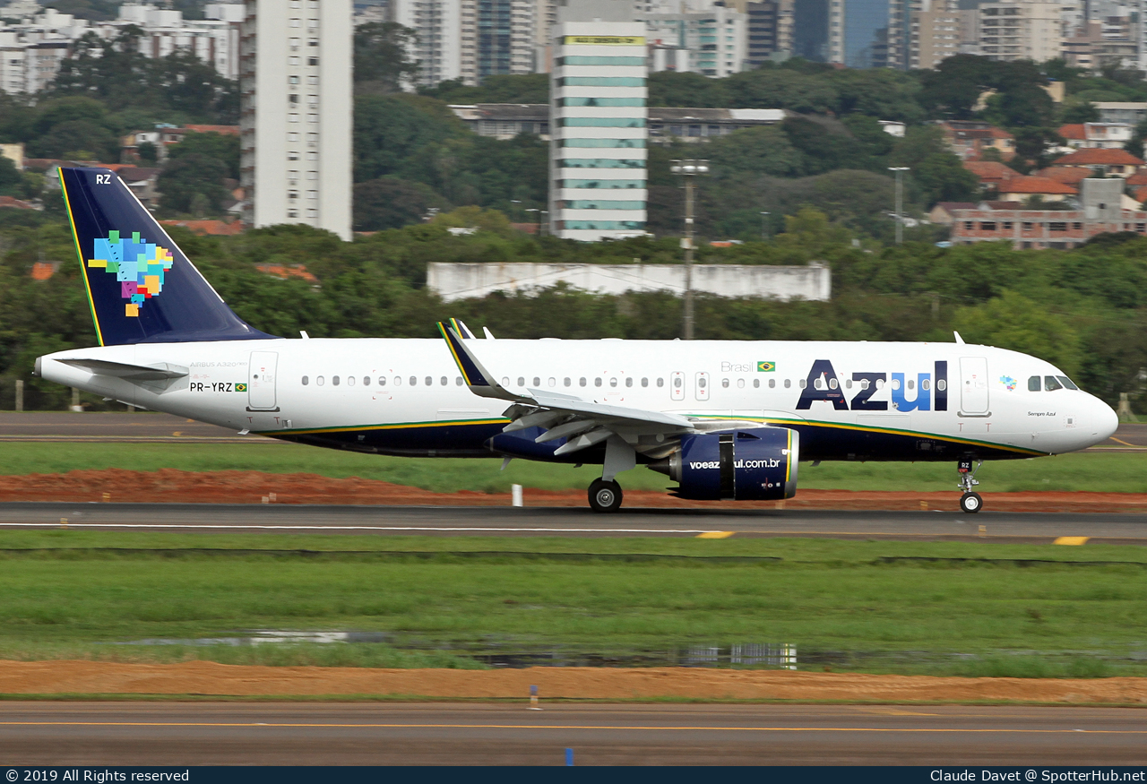 Photo of PR-YRZ - Airbus A320-251N operated by Azul