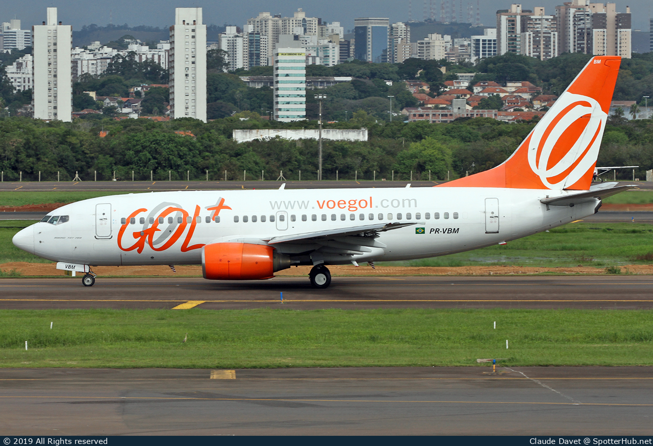 Photo of PR-VBM - Boeing 737-7EA operated by GOL Linhas Aéreas