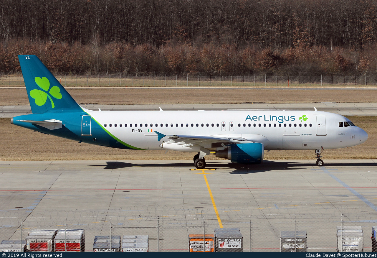 Photo of EI-DVL - Airbus A320-214 operated by Aer Lingus