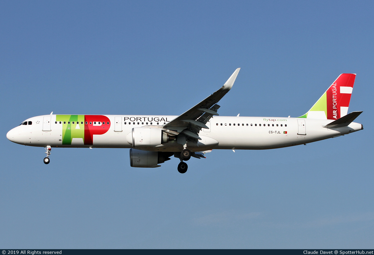 Photo of CS-TJL - Airbus A321-251N operated by TAP Air Portugal