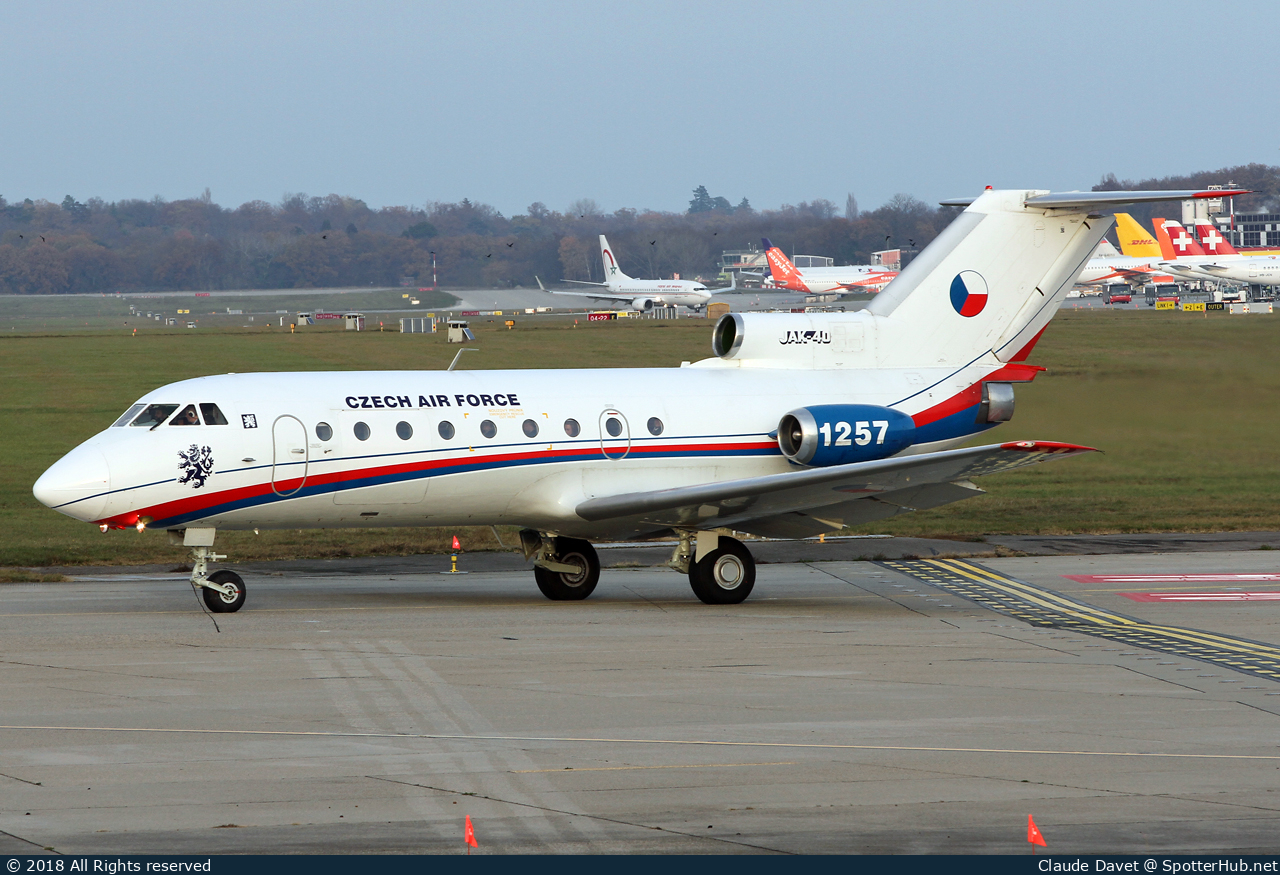 Photo of 1257 - Yakovlev Yak-40K operated by Czech Air Force