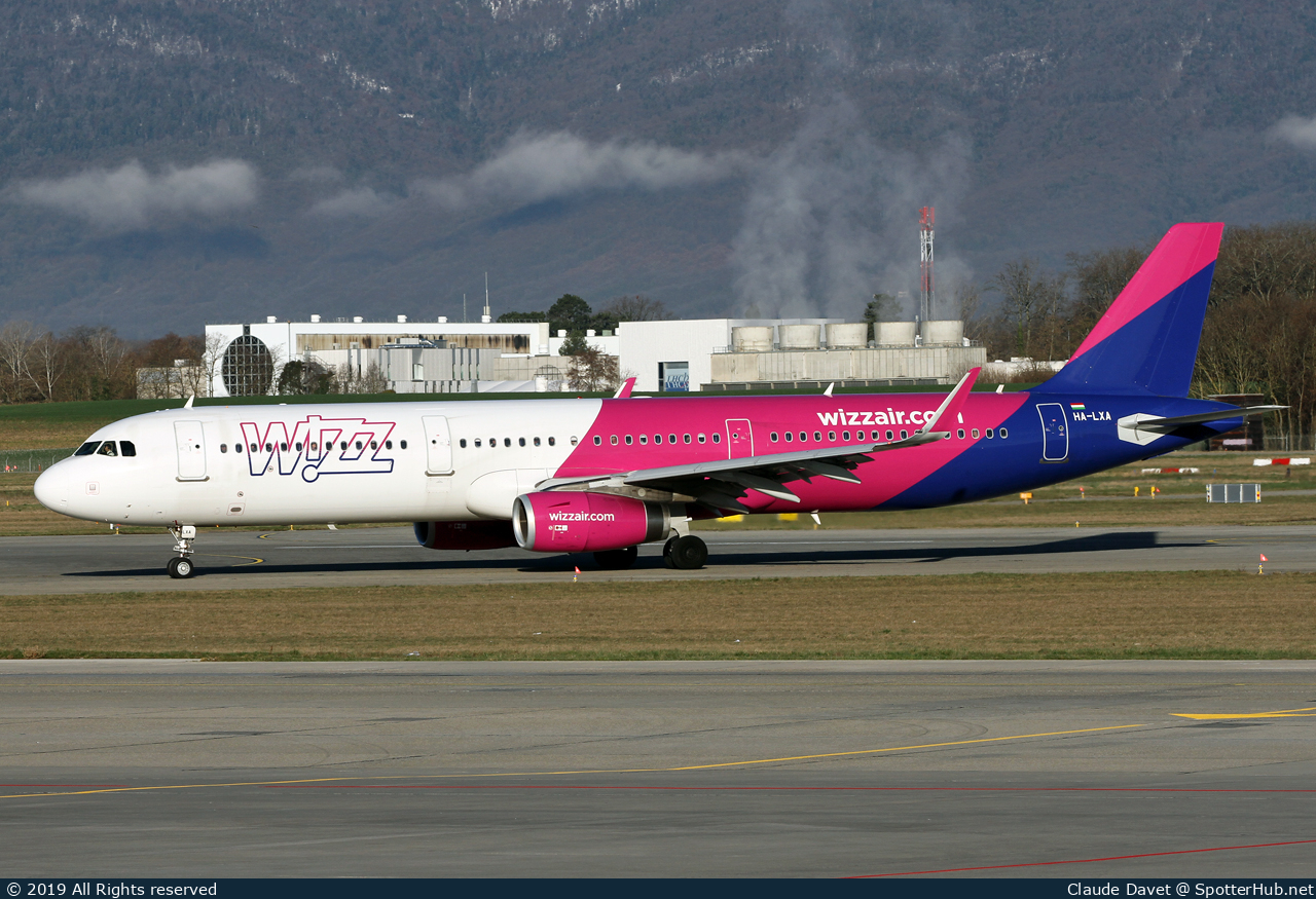 Photo of HA-LXA - Airbus A321-231 operated by Wizz Air