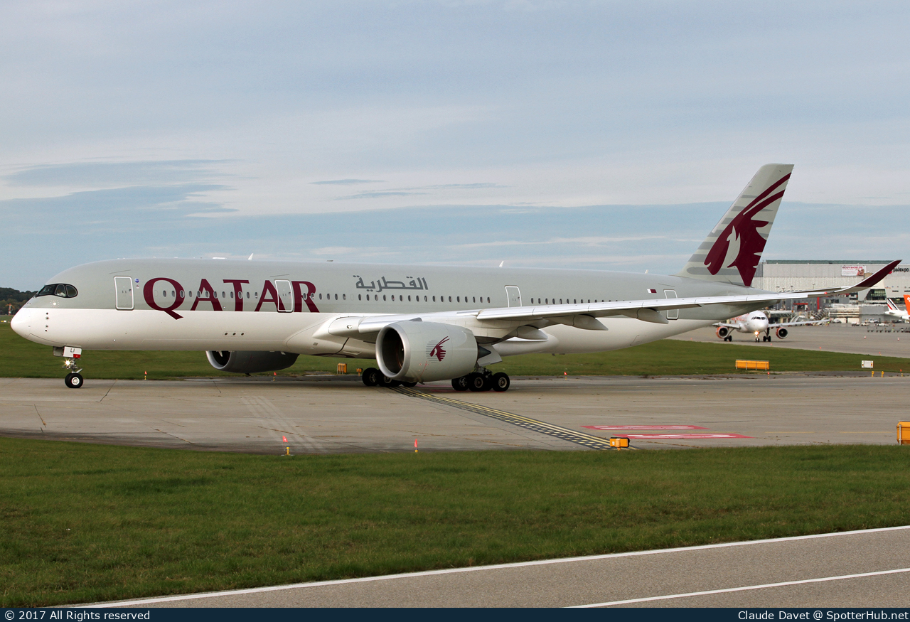 Photo of A7-ALI - Airbus A350-941 operated by Qatar Airways