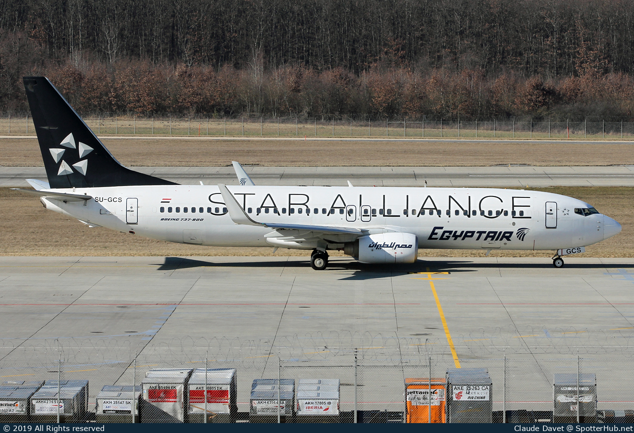 Photo of SU-GCS - Boeing 737-866 operated by Egyptair