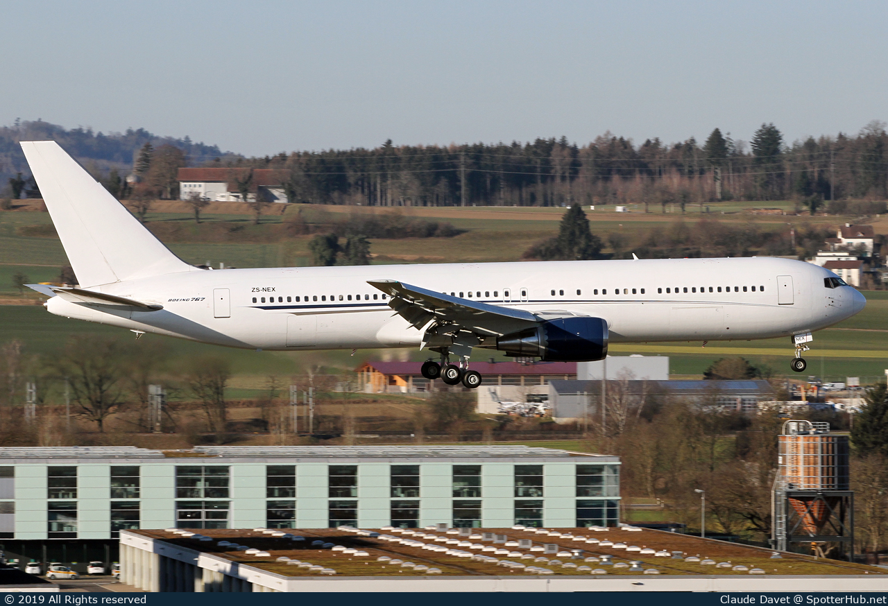 Photo of ZS-NEX - Boeing 767-35D(ER) operated by Aeronexus