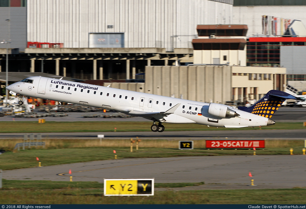 Photo of D-ACNP - Bombardier CRJ-900LR operated by Lufthansa CityLine