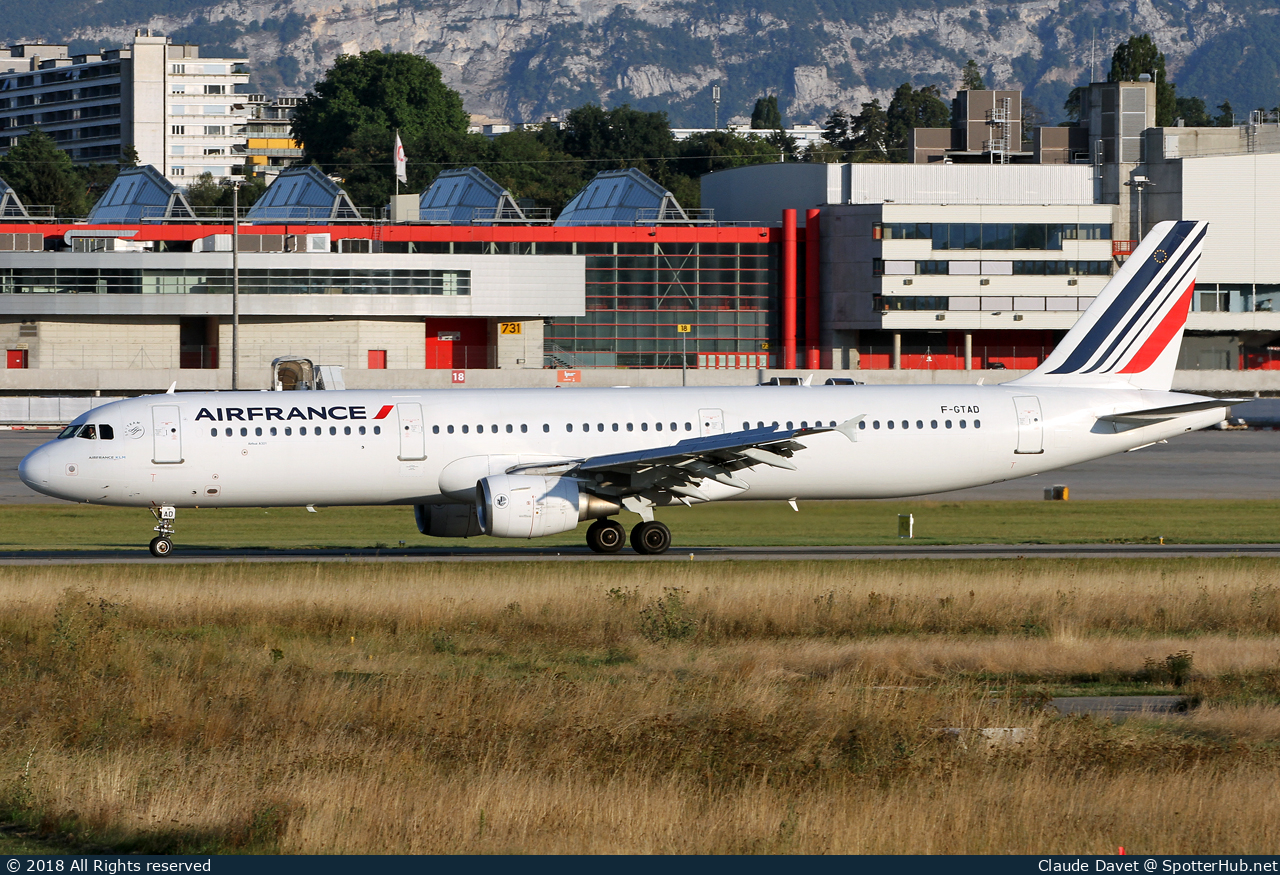 Photo of F-GTAD - Airbus A321-212 operated by Air France
