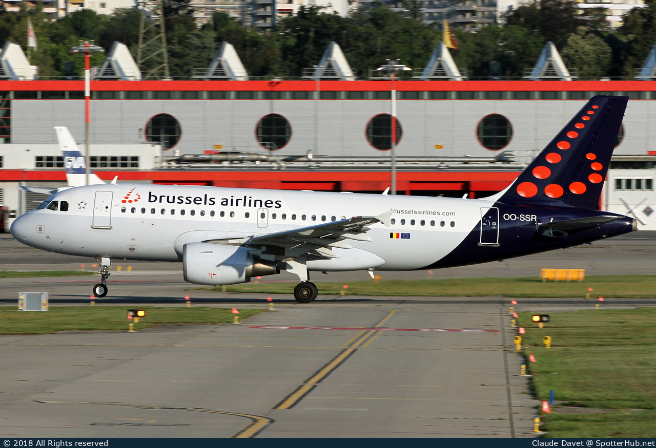 Photo of OO-SSR - Airbus A319-112 operated by Brussels Airlines