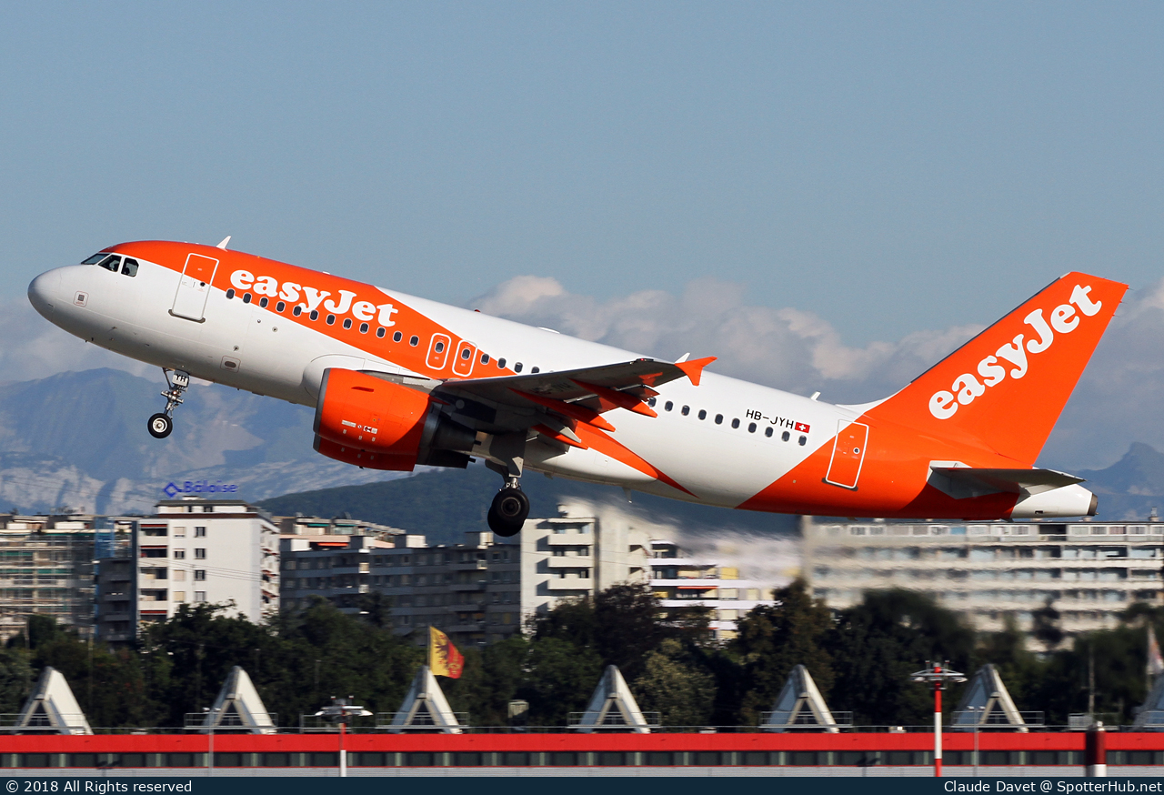Photo of HB-JYH - Airbus A319-111 operated by easyJet Switzerland