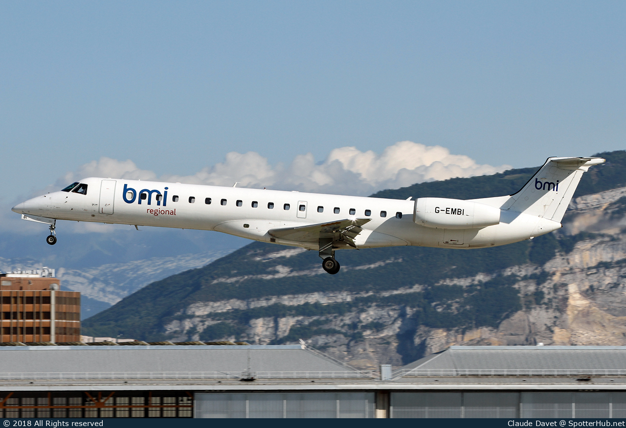 Photo of G-EMBI - Embraer ERJ-145EU operated by bmi Regional