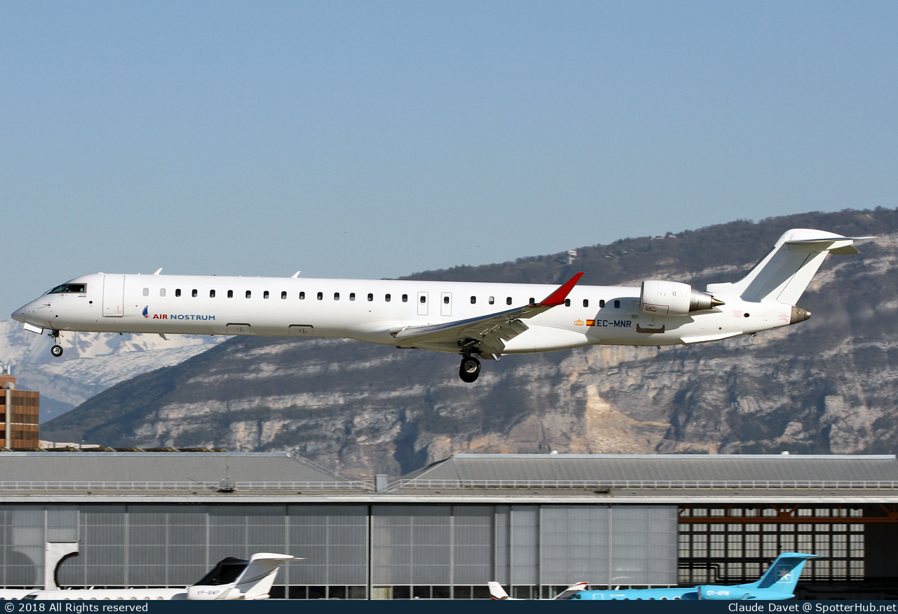Photo of EC-MNR - Bombardier CRJ-1000 operated by Iberia Regional (opb Air Nostrum)