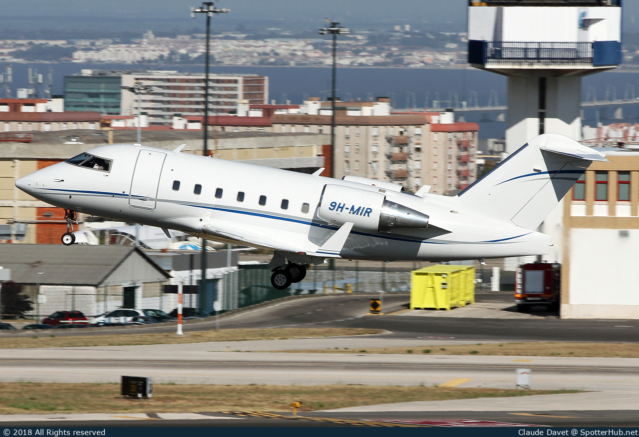 Photo of 9H-MIR - Bombardier Challenger 604 operated by Hi Fly Malta