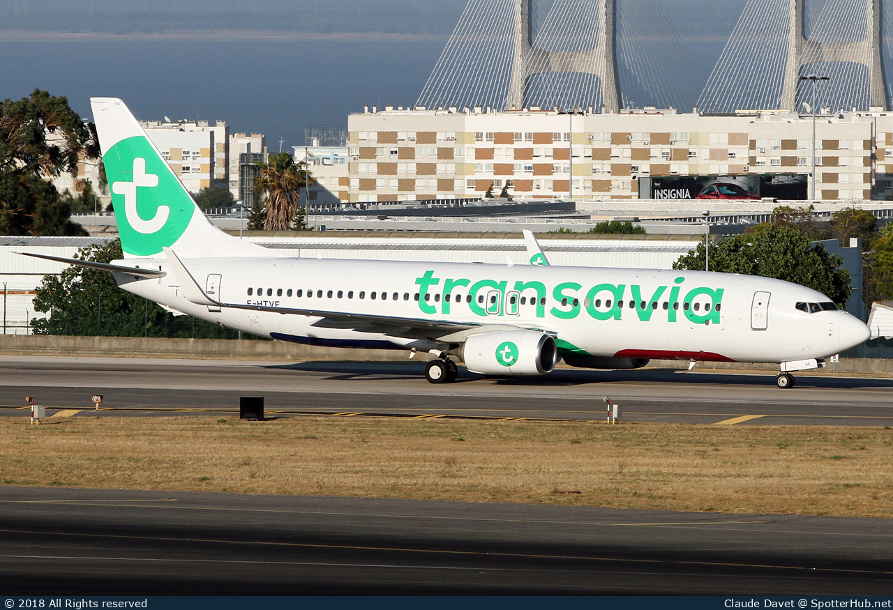 Photo of F-HTVF - Boeing 737-8K2 operated by Transavia France