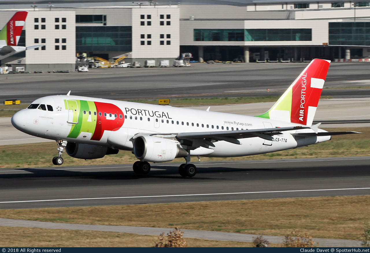 Photo of CS-TTG - Airbus A319-111 operated by TAP Air Portugal