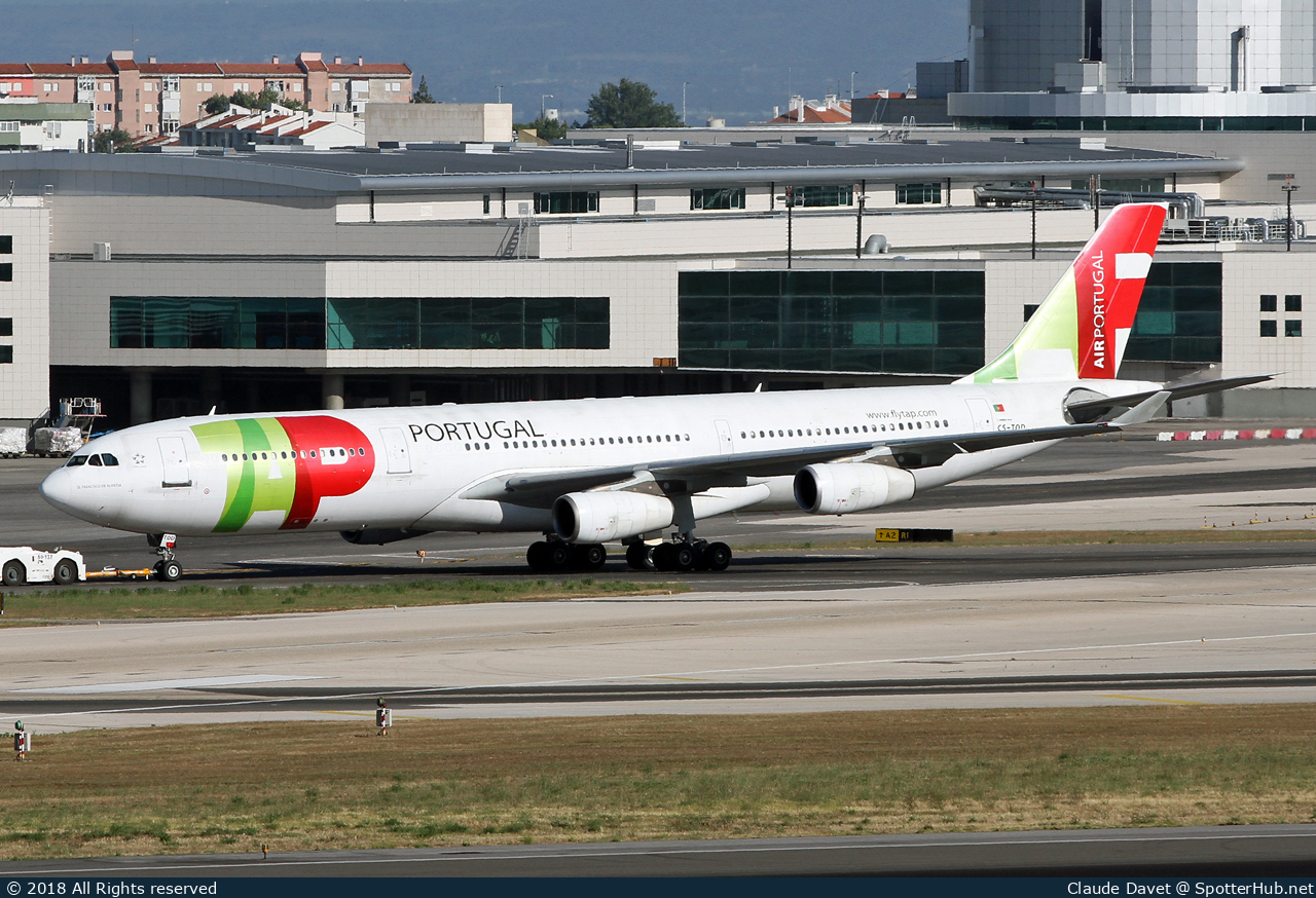 Photo of CS-TOD - Airbus A340-312 operated by TAP Air Portugal