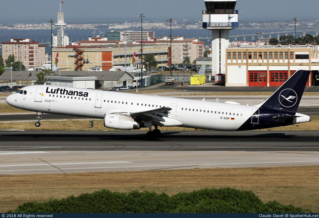 Photo of D-AISP - Airbus A321-231 operated by Lufthansa