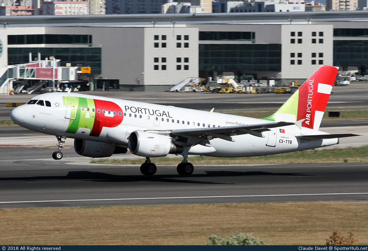 Photo of CS-TTB - Airbus A319-111 operated by TAP Air Portugal