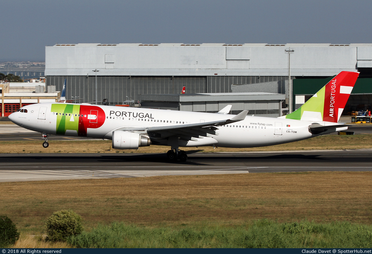 Photo of CS-TOM - Airbus A330-202 operated by TAP Air Portugal