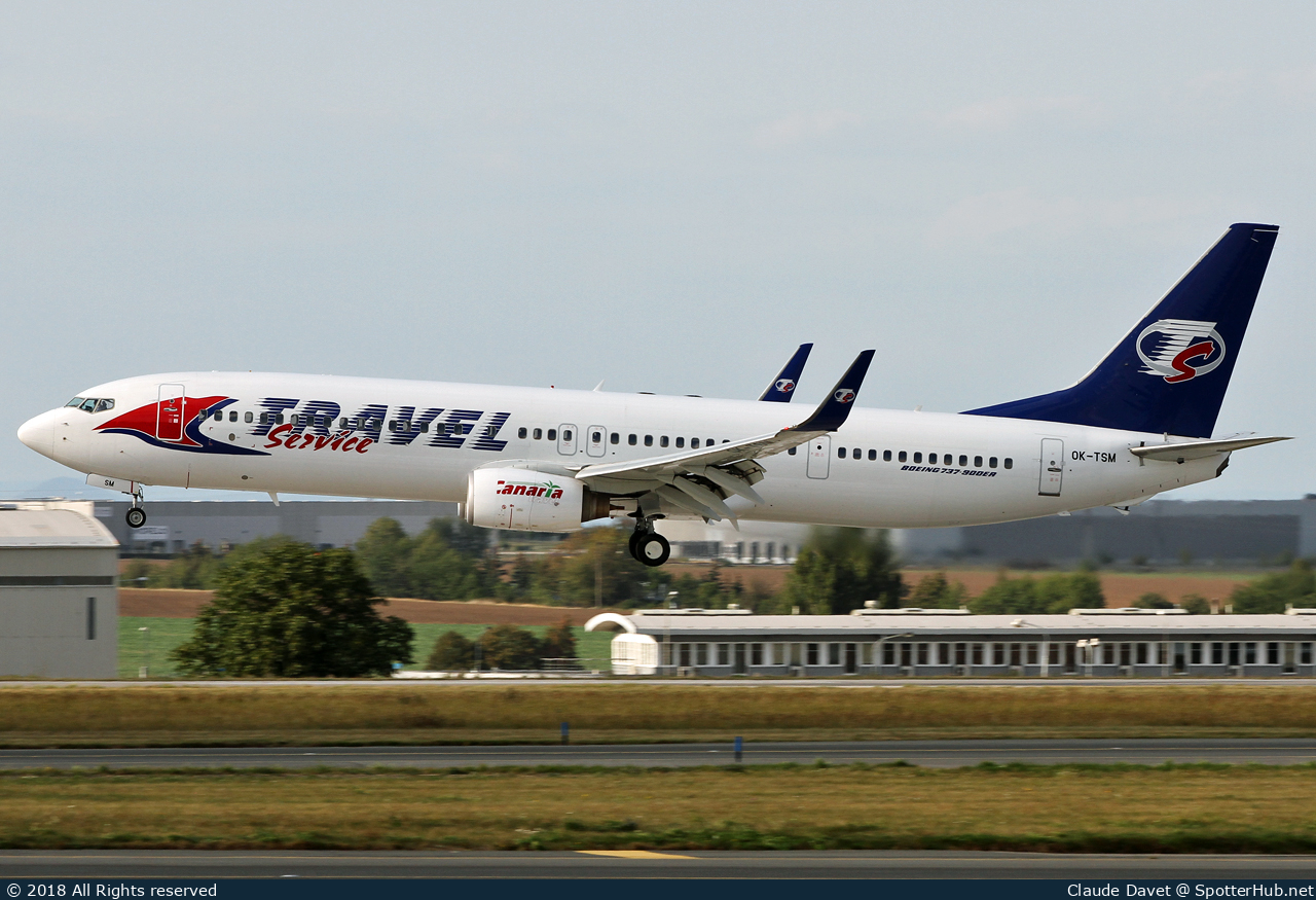 Photo of OK-TSM - Boeing 737-9GJ(ER) operated by Travel Service