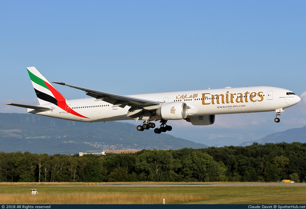 Photo of A6-EQI - Boeing 777-31H(ER) operated by Emirates