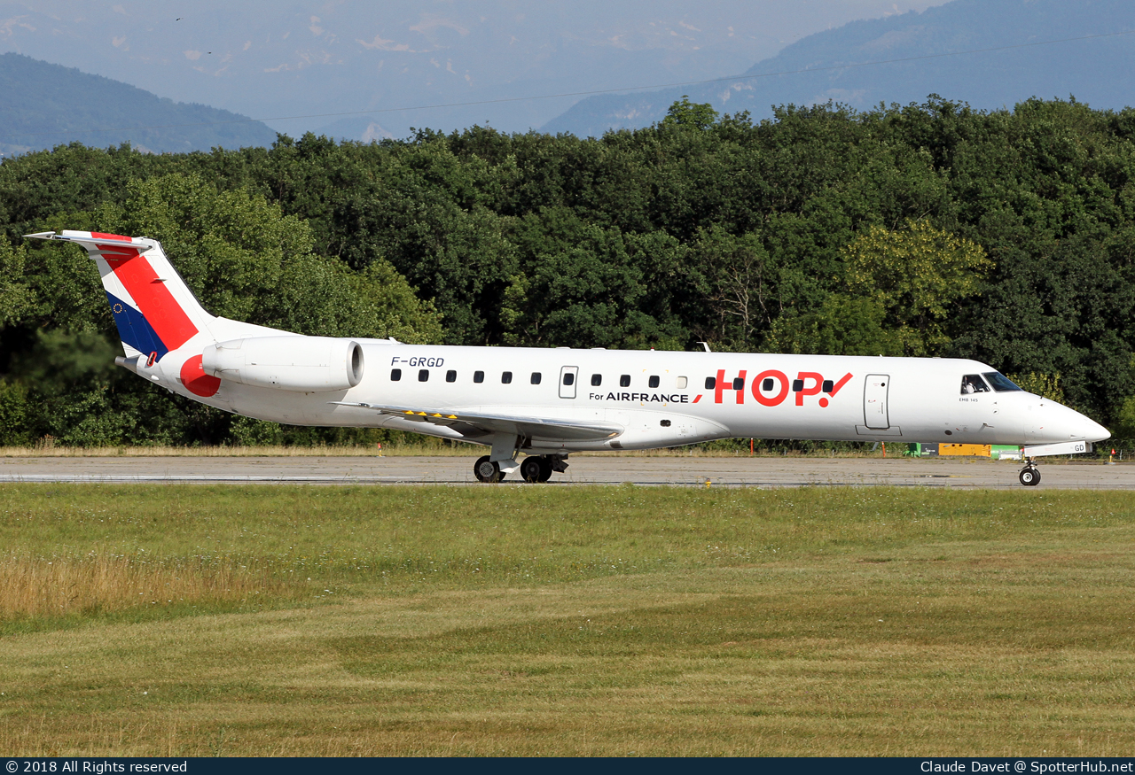 Photo of F-GRGD - Embraer ERJ-145EP operated by Air France HOP