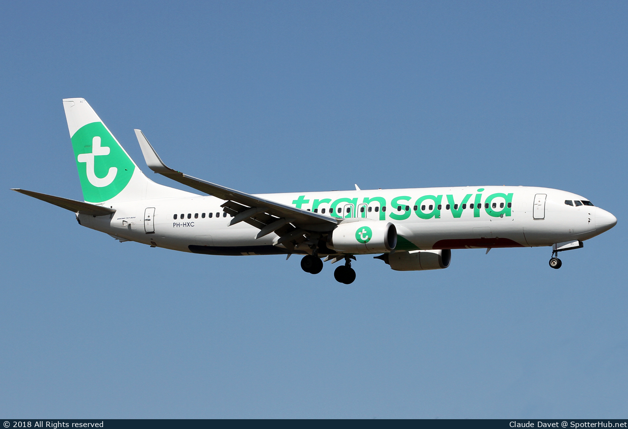 Photo of PH-HXC - Boeing 737-8K2 operated by Transavia