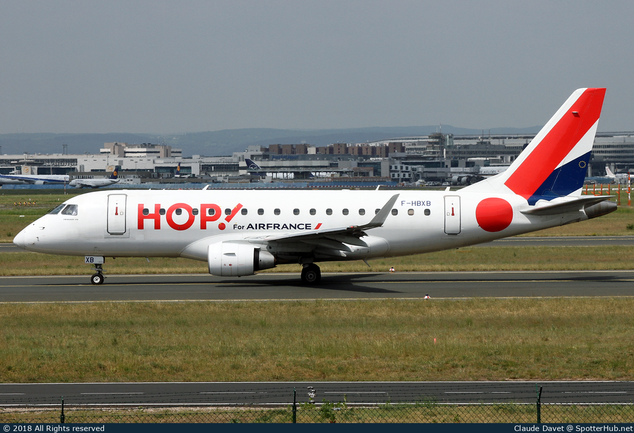 Photo of F-HBXB - Embraer ERJ-170STD operated by Air France HOP