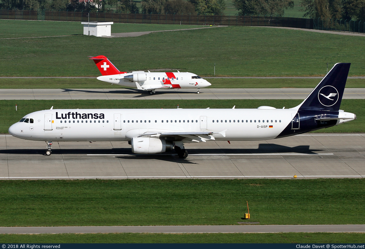 Photo of D-AISP - Airbus A321-231 operated by Lufthansa