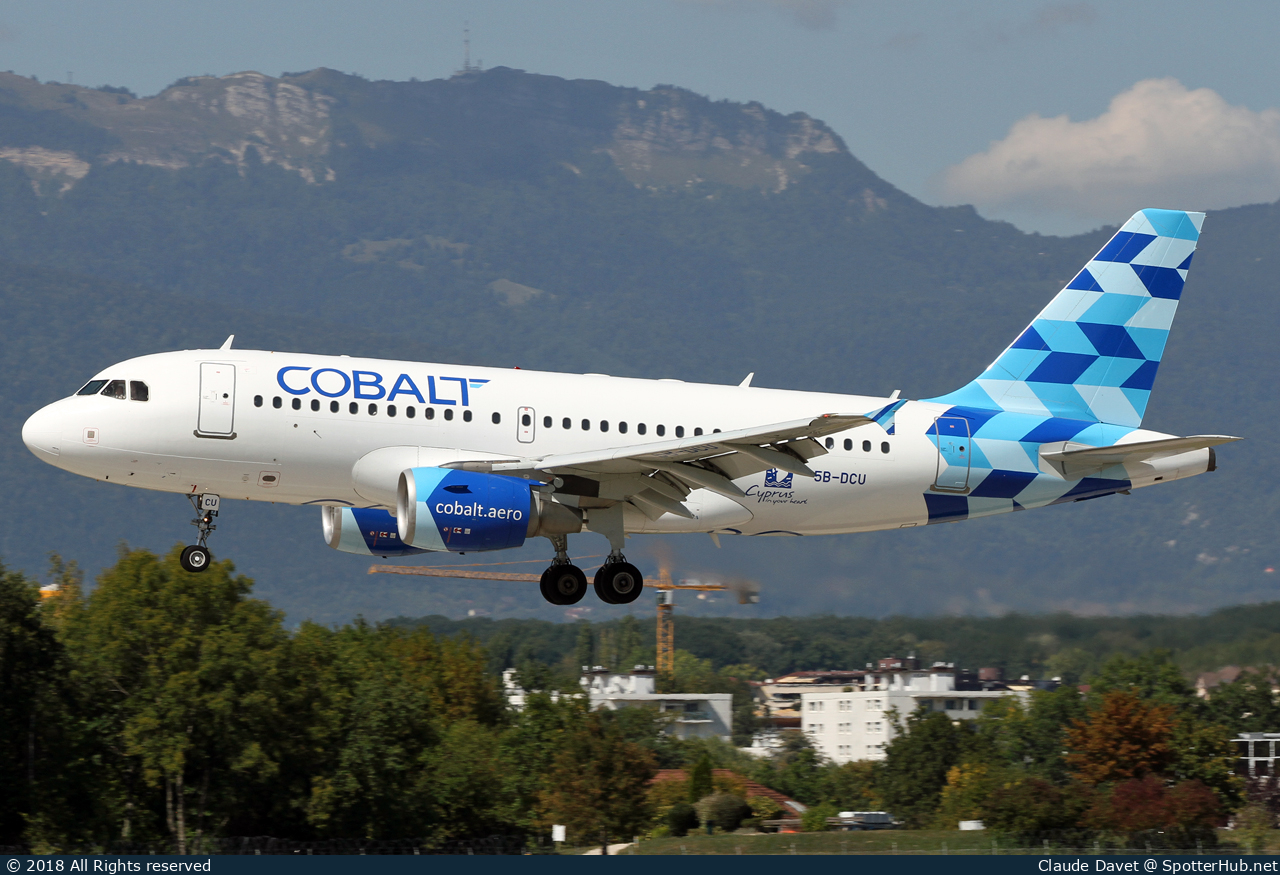 Photo of 5B-DCU - Airbus A319-112 operated by Cobalt Air