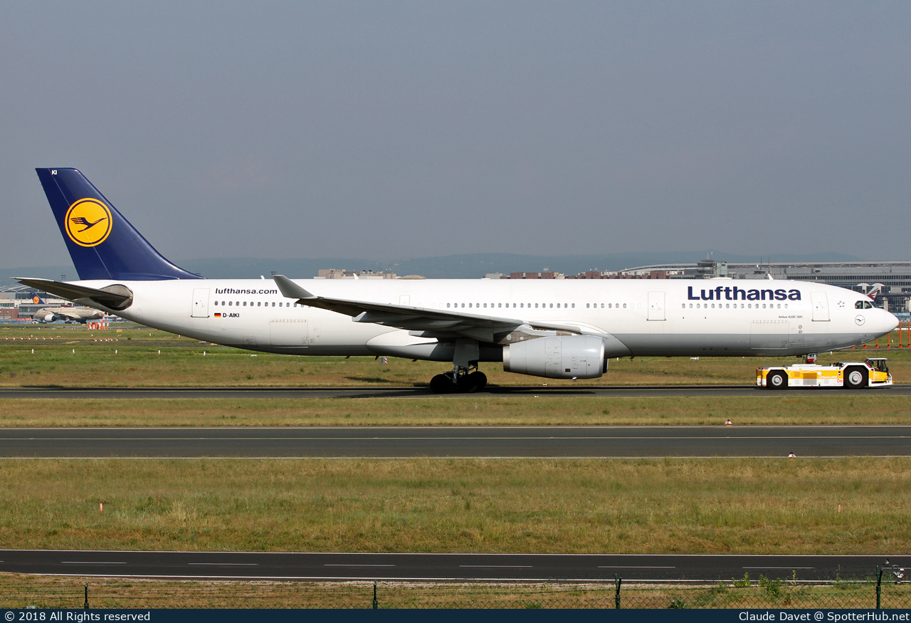 Photo of D-AIKI - Airbus A330-343 operated by Lufthansa
