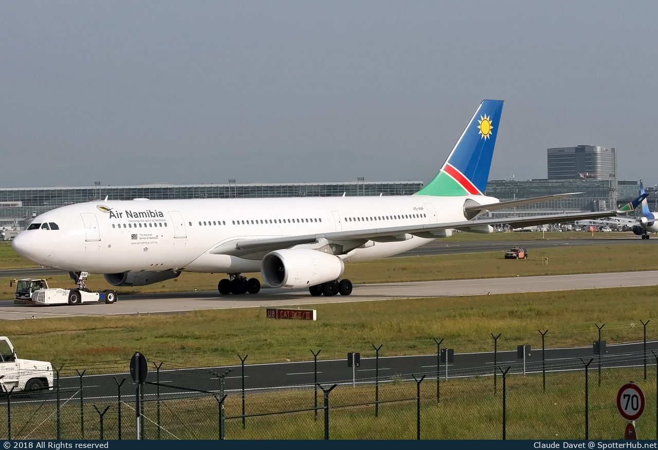 Photo of V5-ANP - Airbus A330-243 operated by Air Namibia