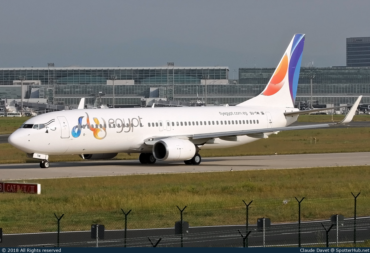 Photo of SU-TMI - Boeing 737-85P operated by FlyEgypt