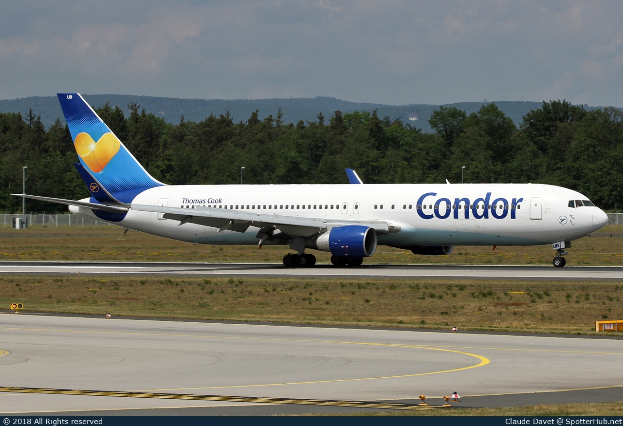 Photo of D-ABUB - Boeing 767-330(ER) operated by Condor