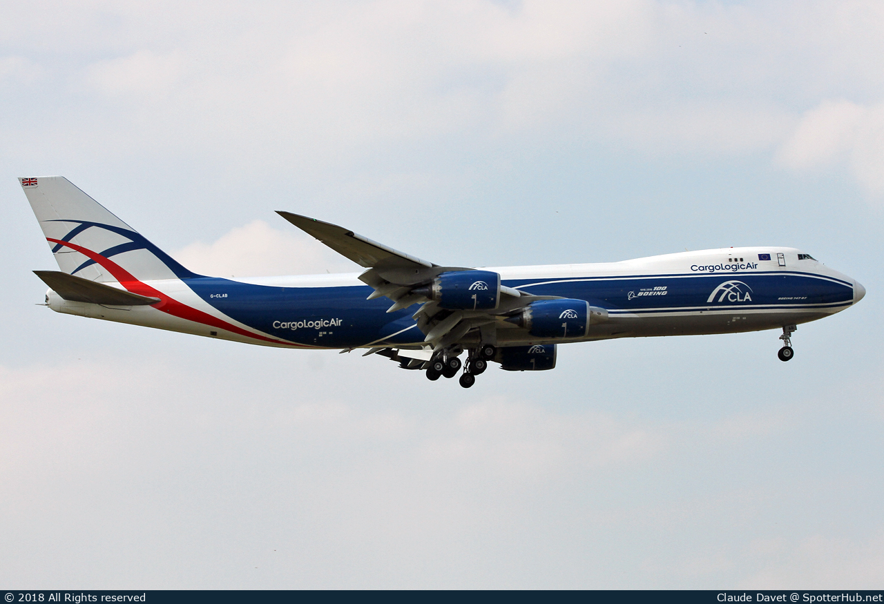 Photo of G-CLAB - Boeing 747-83QF operated by CargoLogicAir