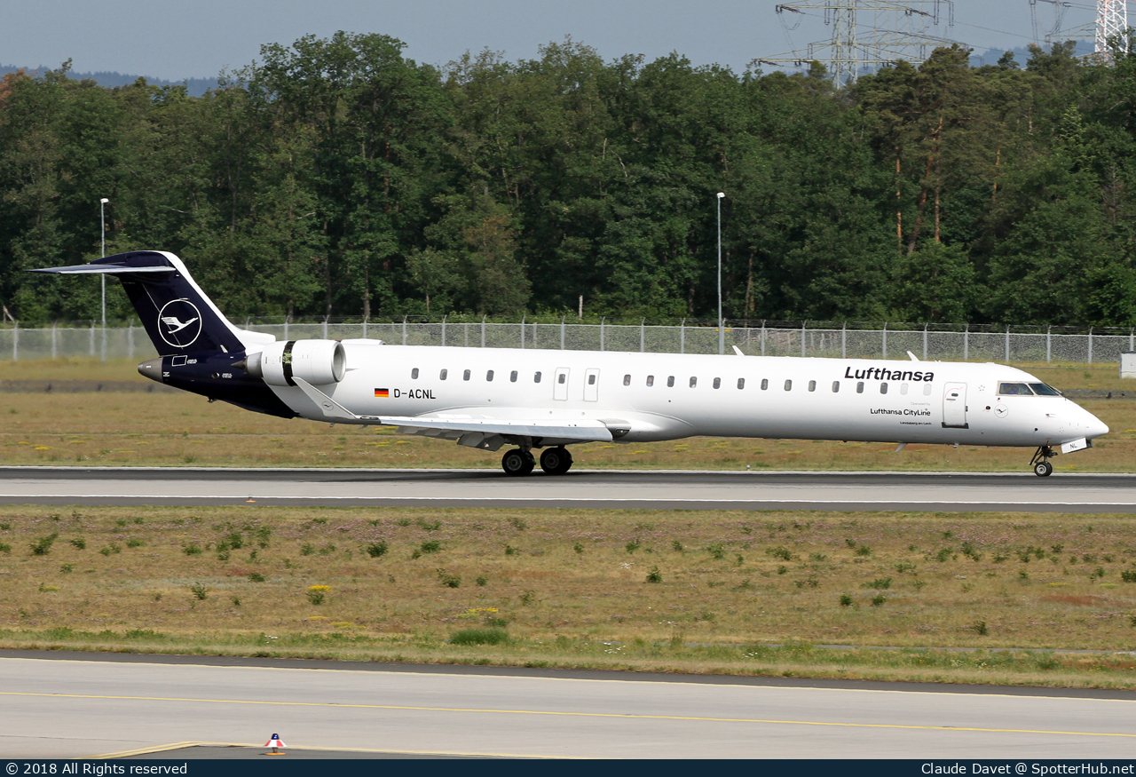 Photo of D-ACNL - Bombardier CRJ-900LR operated by Lufthansa CityLine