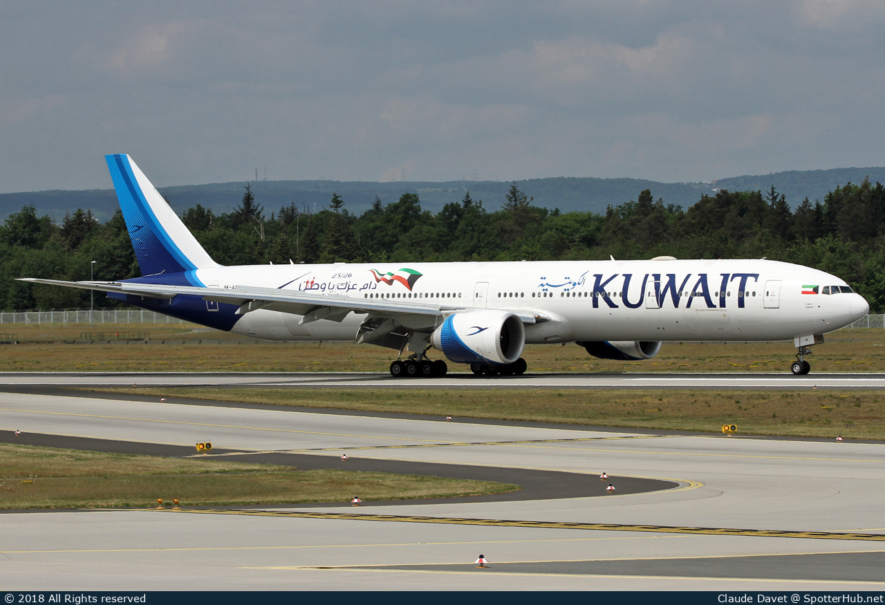Photo of 9K-AOK - Boeing 777-369(ER) operated by Kuwait Airways