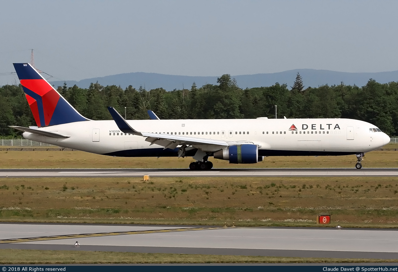 Photo of N185DN - Boeing 767-332(ER) operated by Delta Air Lines