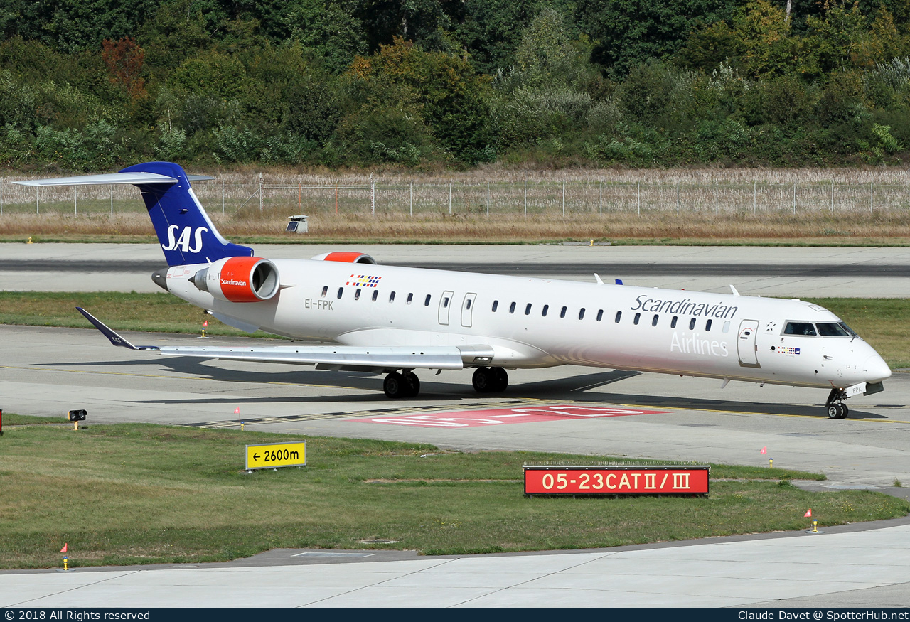 Photo of EI-FPK - Bombardier CRJ-900LR operated by SAS Scandinavian Airlines (opb CityJet)