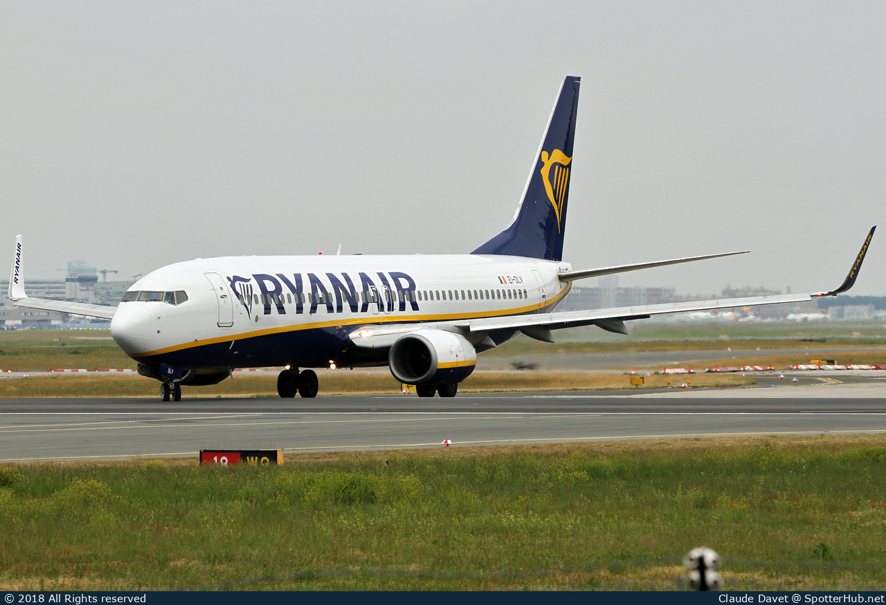 Photo of EI-DLV - Boeing 737-8AS operated by Ryanair