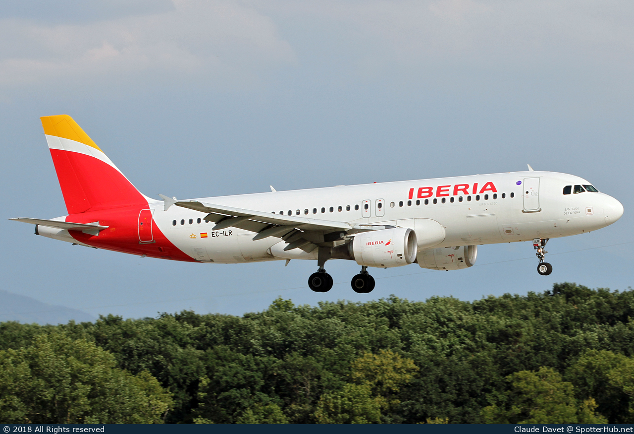 Photo of EC-ILR - Airbus A320-214 operated by Iberia