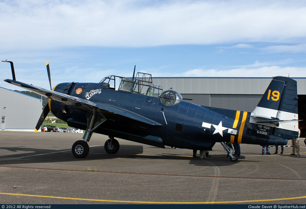 Photo of HB-RDG - Grumman TBM-3E Avenger operated by Private