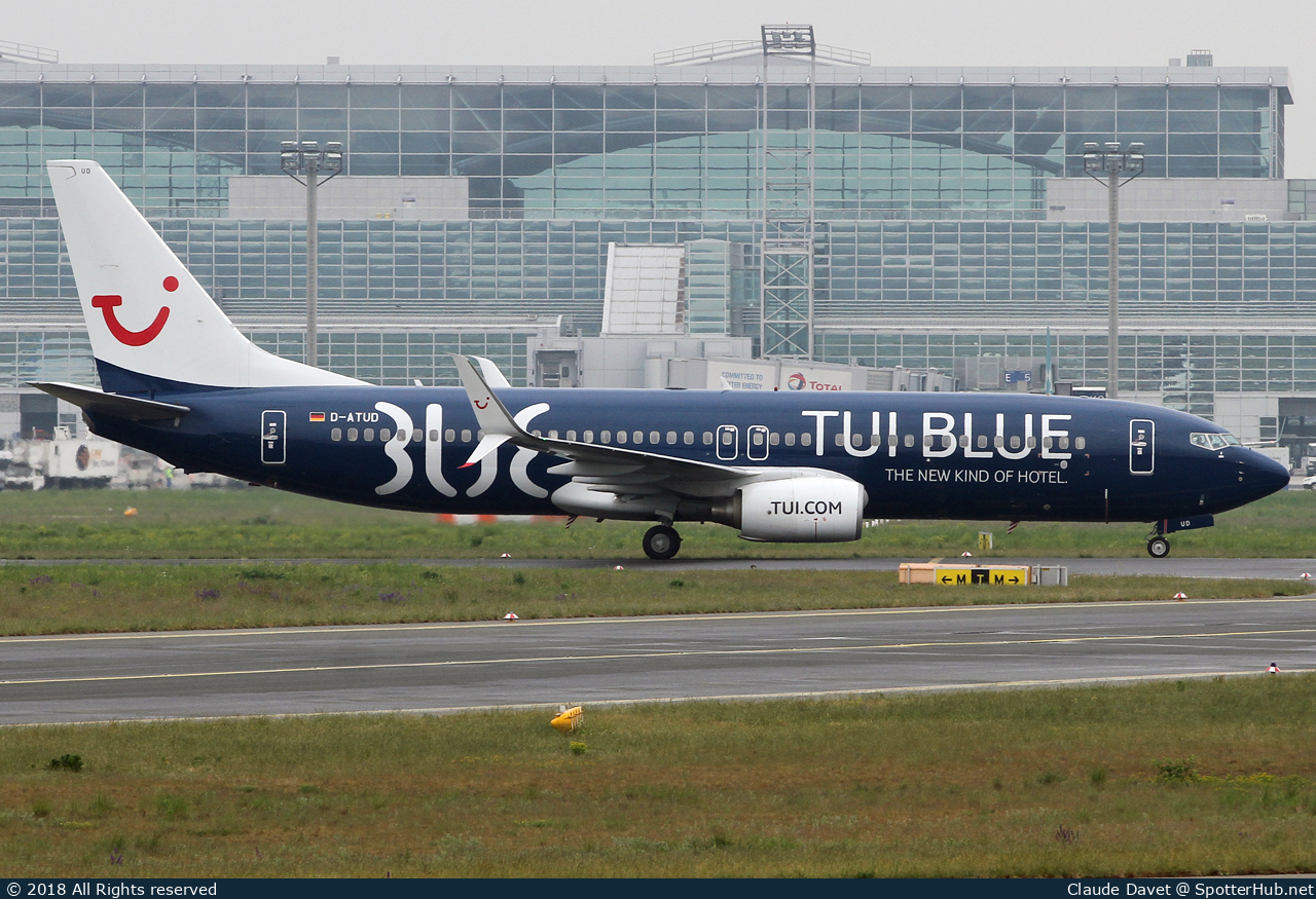 Photo of D-ATUD - Boeing 737-8K5 operated by TUIfly