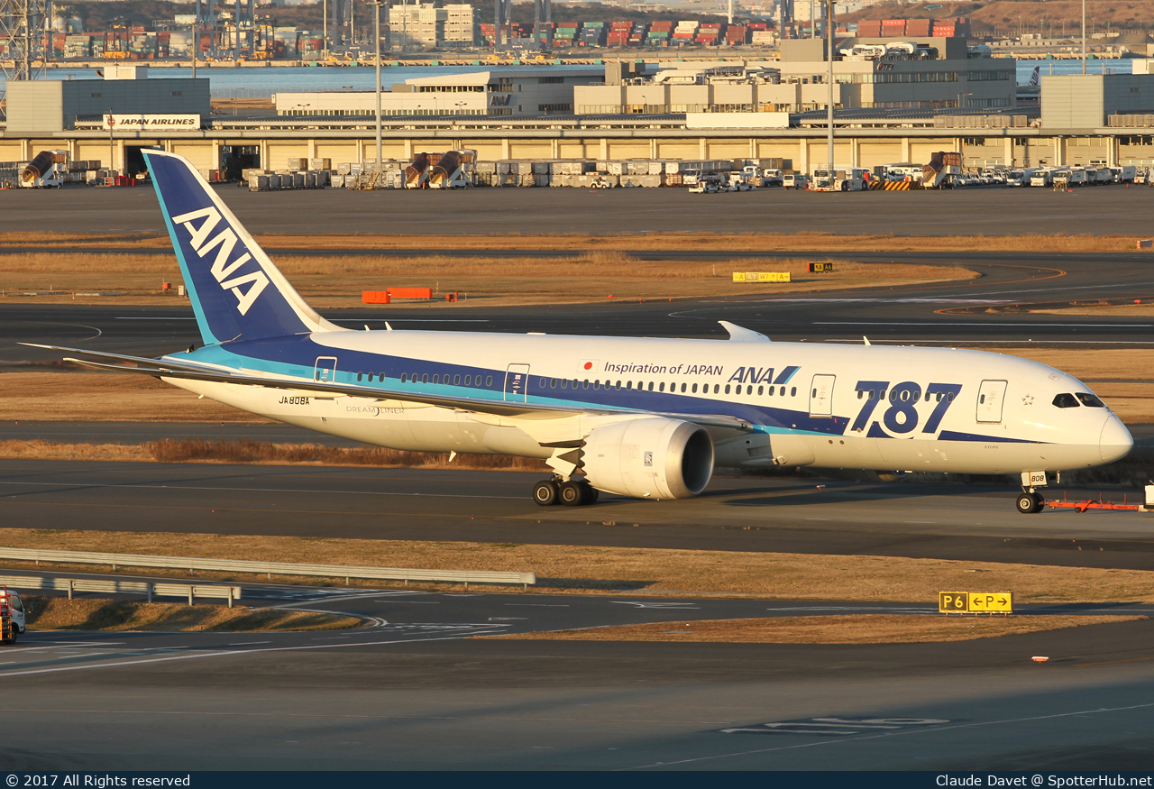 Photo of JA808A - Boeing 787-8 Dreamliner operated by ANA All Nippon Airways