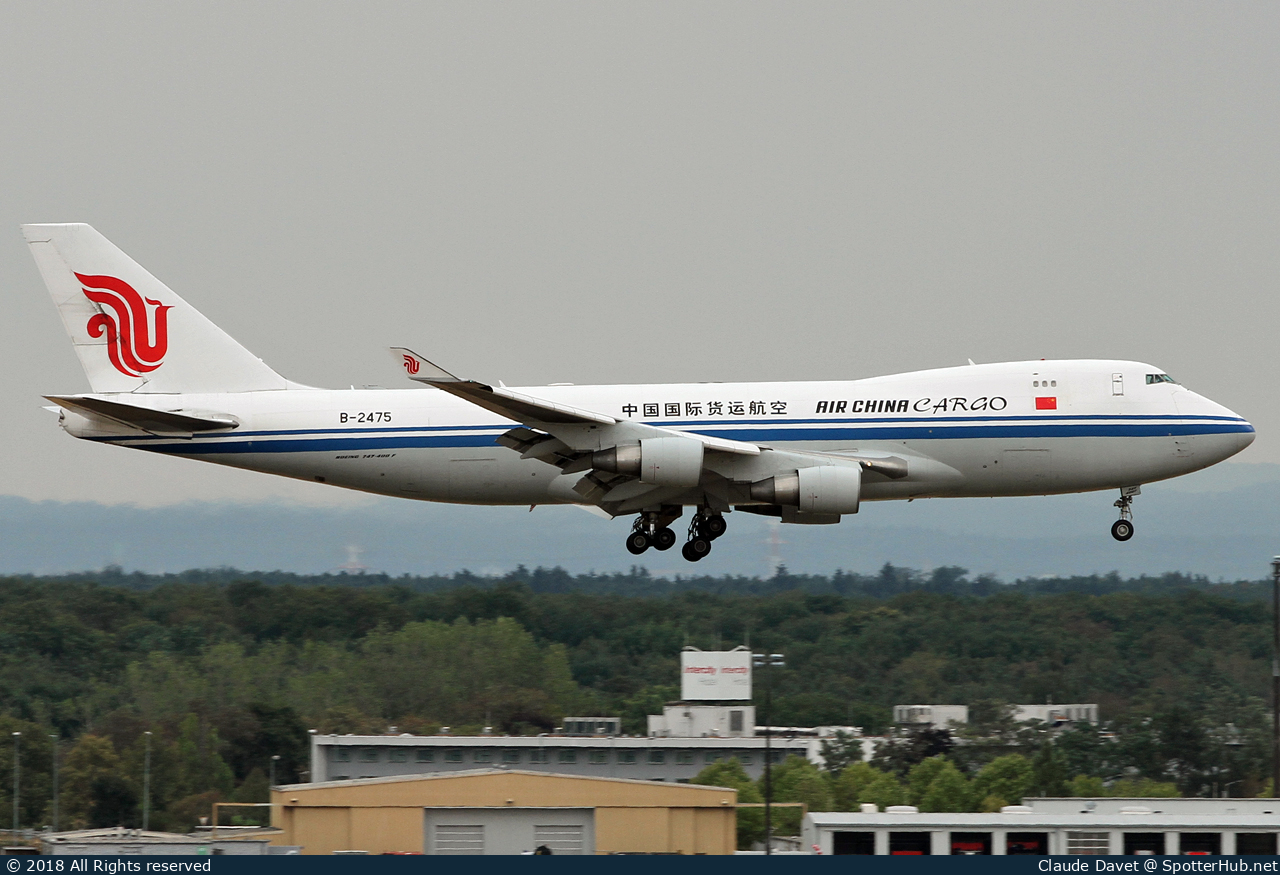 Photo of B-2475 - Boeing 747-4FTF operated by Air China Cargo