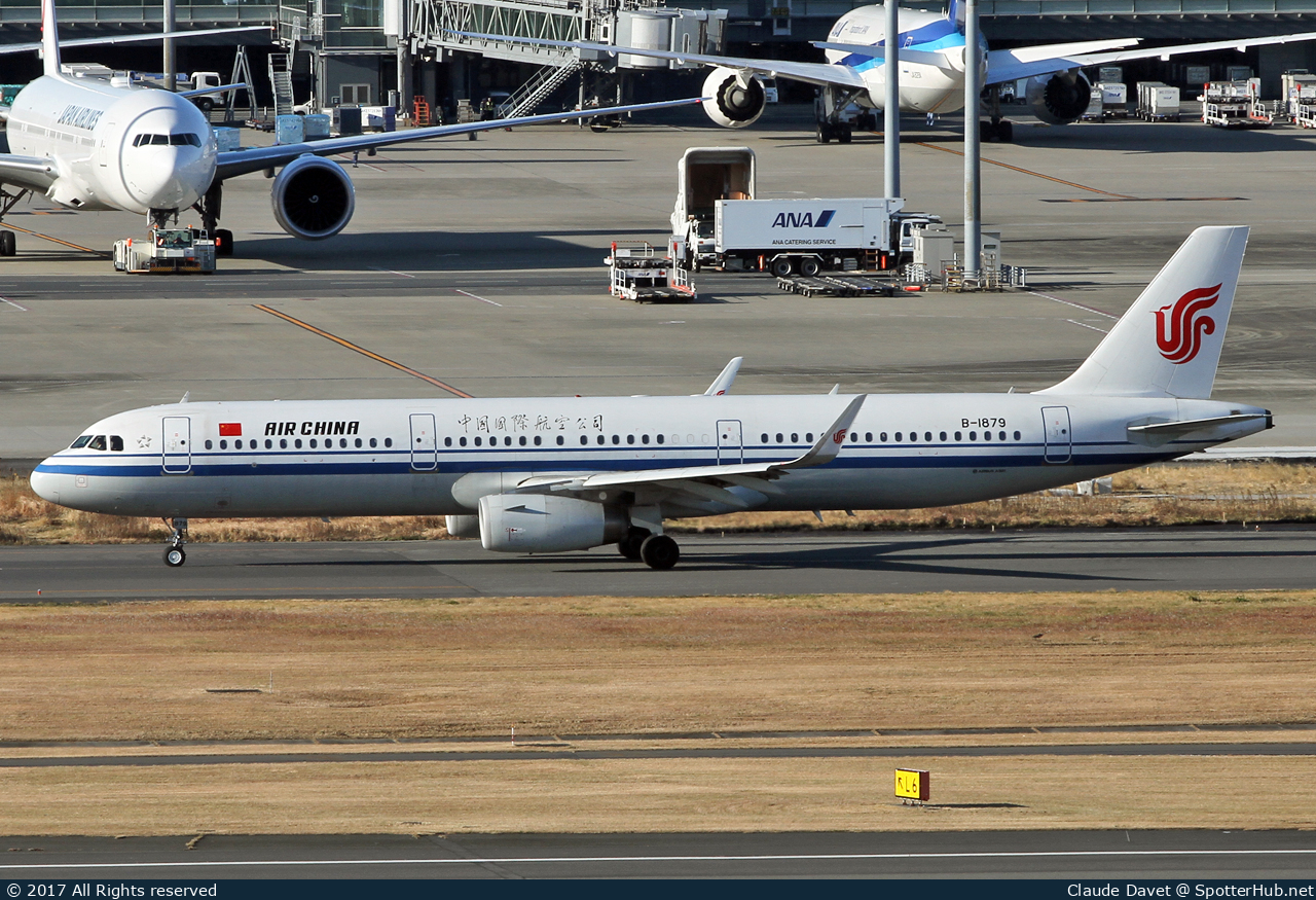 Photo of B-1879 - Airbus A321-232 operated by Air China