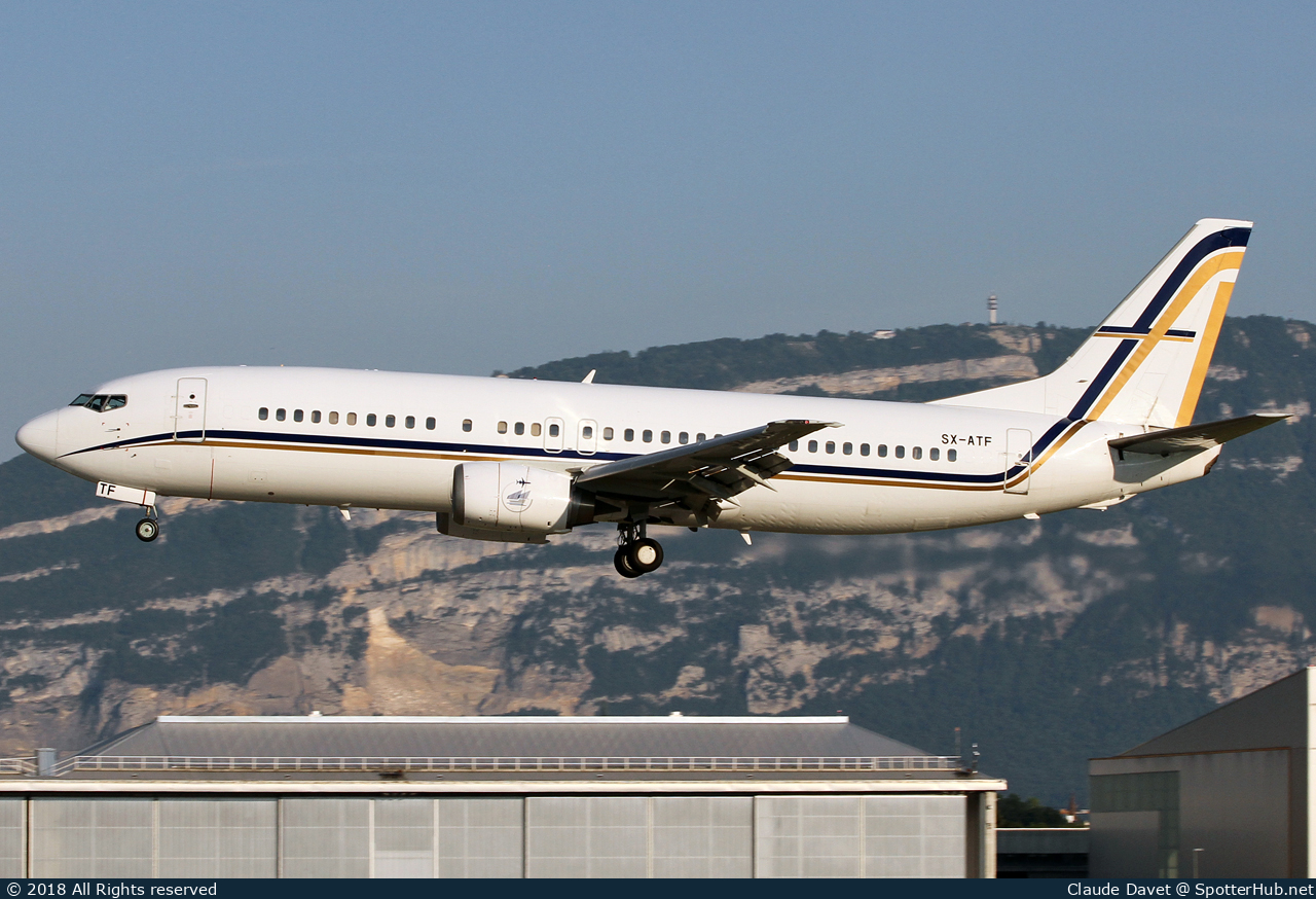 Photo of SX-ATF - Boeing 737-406 operated by GainJet Aviation