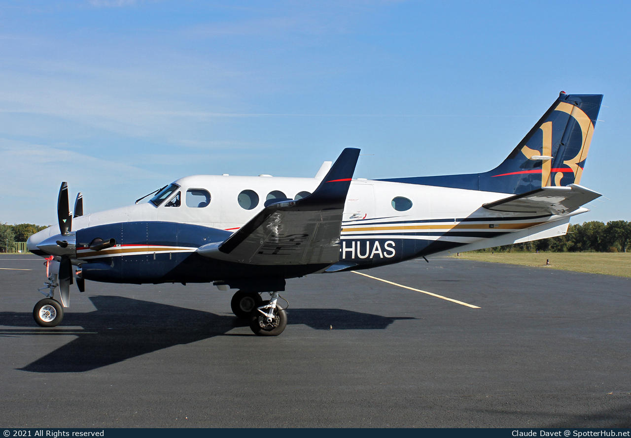 Photo of F-HUAS - Beechcraft C90B King Air operated by Private