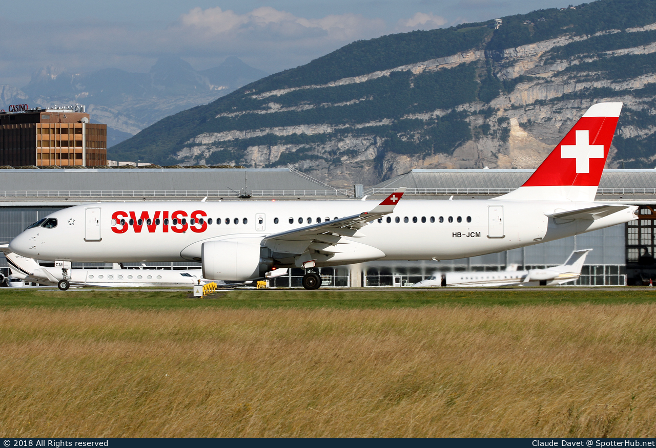 Photo of HB-JCM - Airbus A220-300 operated by Swiss International Air Lines