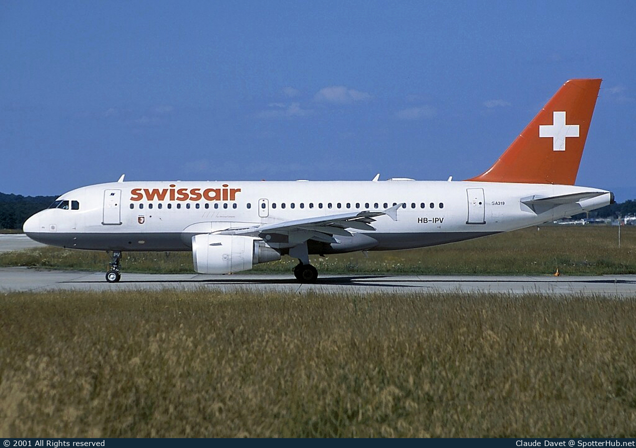 Photo of HB-IPV - Airbus A319-112 operated by Swissair
