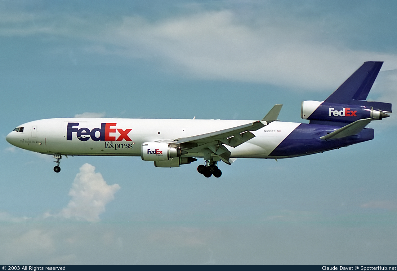 Photo of N593FE - McDonnell Douglas MD-11(F) operated by FedEx